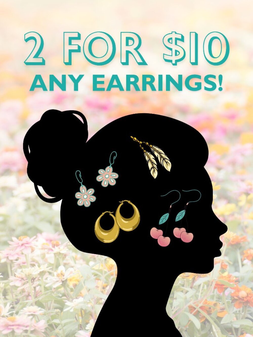 Promotion! 2 for $10 Earrings